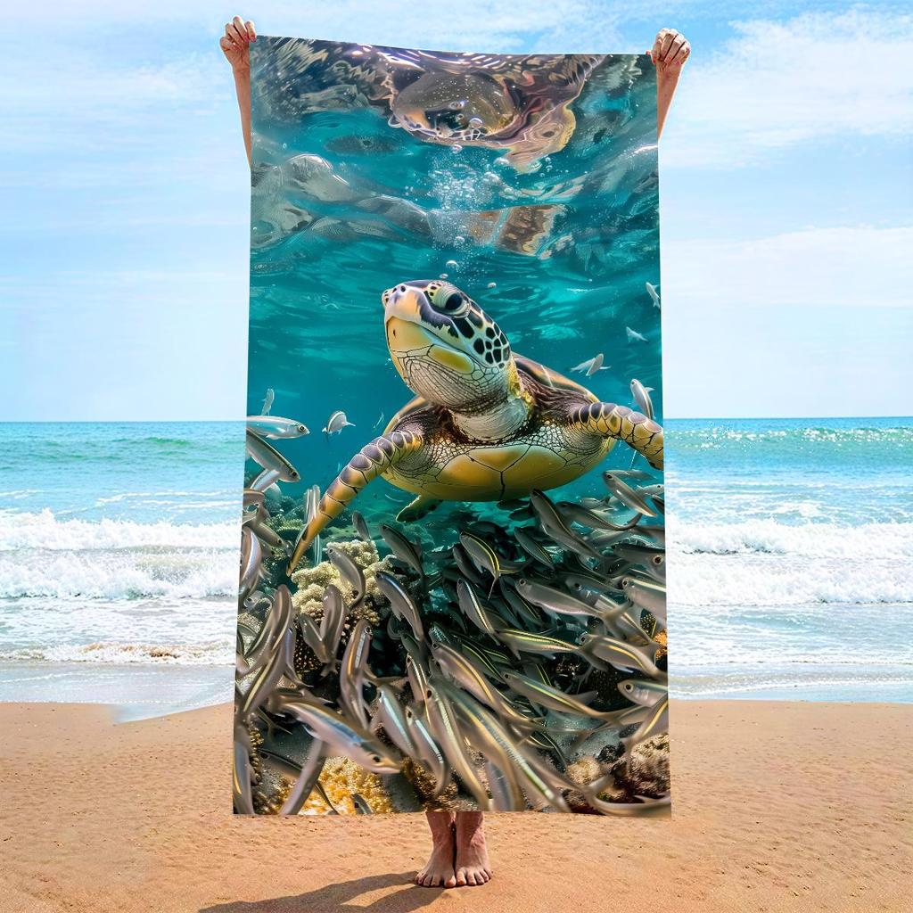 70x140 Microfiber Custom Printed Beach Towel - Absorbent & In Stock
