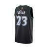 Nike X NBA Collaboration Minnesota Timberwolves Butler 23 Letter Logo Crew Neck Pullover Comfortable Basketball Jersey Men Jersey Black AJ1971-010