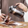 Seecin American French Press Kaffee- und Teezubereiter aus Borosilikatglas