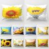 Funda de almohada con diseño de girasol, funda de cojín para sofá cama, decoración para el hogar, Hotel y cafetería