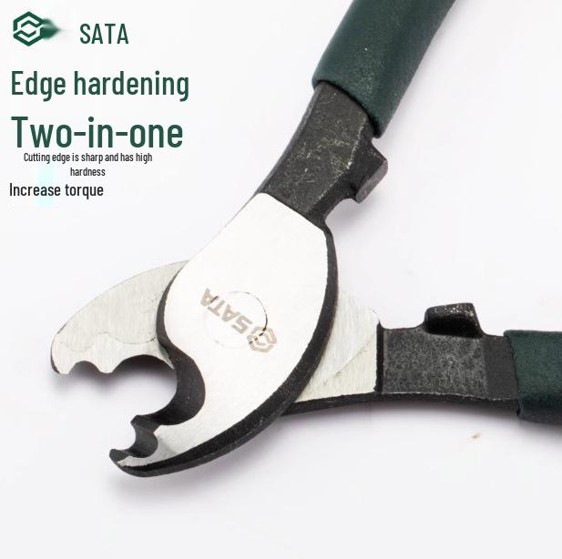 SATA Electrician's Wire Shears: 6, 8, 10-inch - Models 72501, 72502, 72503 for Cutting and Breaking Wire