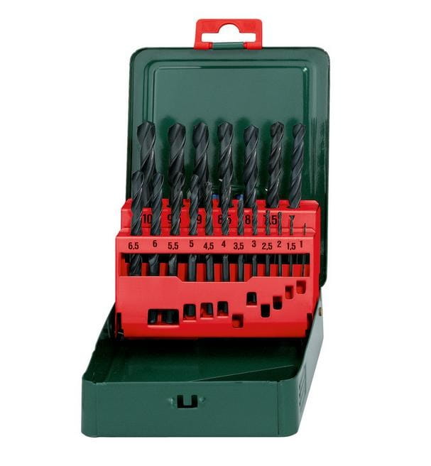 Metabo Hss-R Drill Bit Set 19 Pieces 1-10mm
