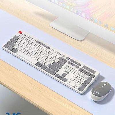 AOCKM720 Wireless Color-block Keyboard and Mouse Combo