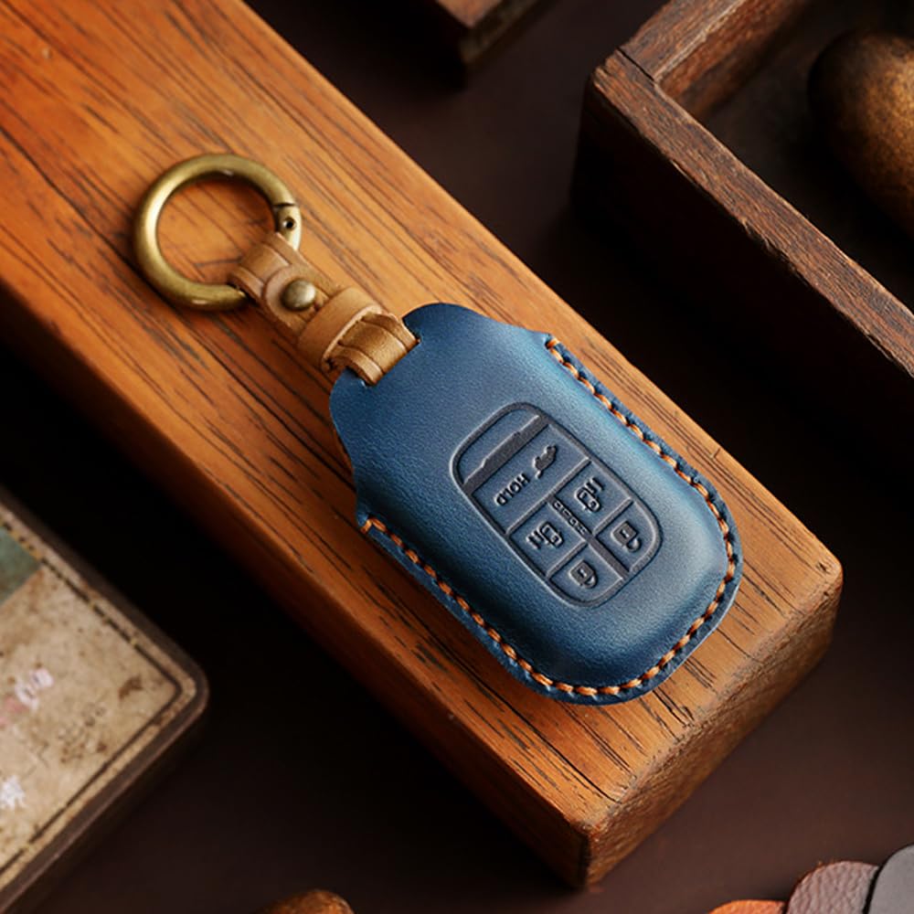 Kinotaka Genuine Leather Smart Key Case for Honda, Compatible with New Step Wagon, RP6,