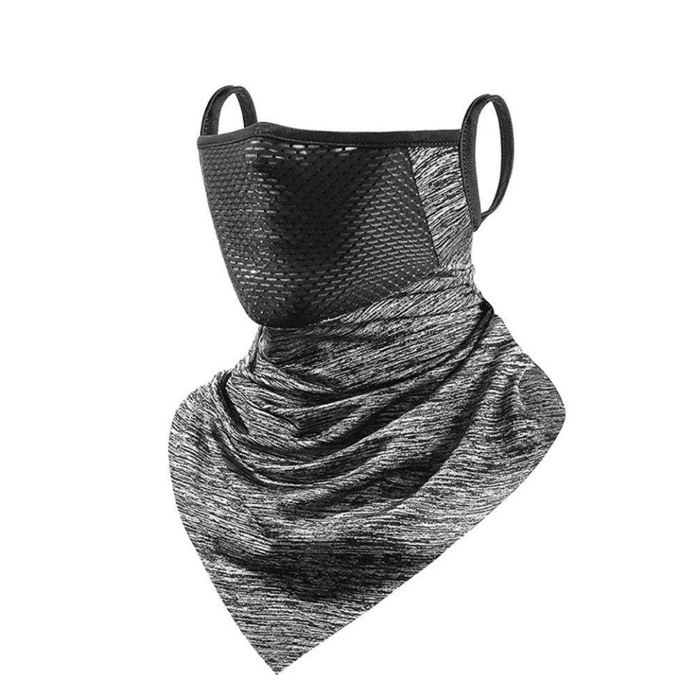 Breathable Net Ice Silk Scarf Ice Silk Material UV Protection Scarf UV Protection Outdoor