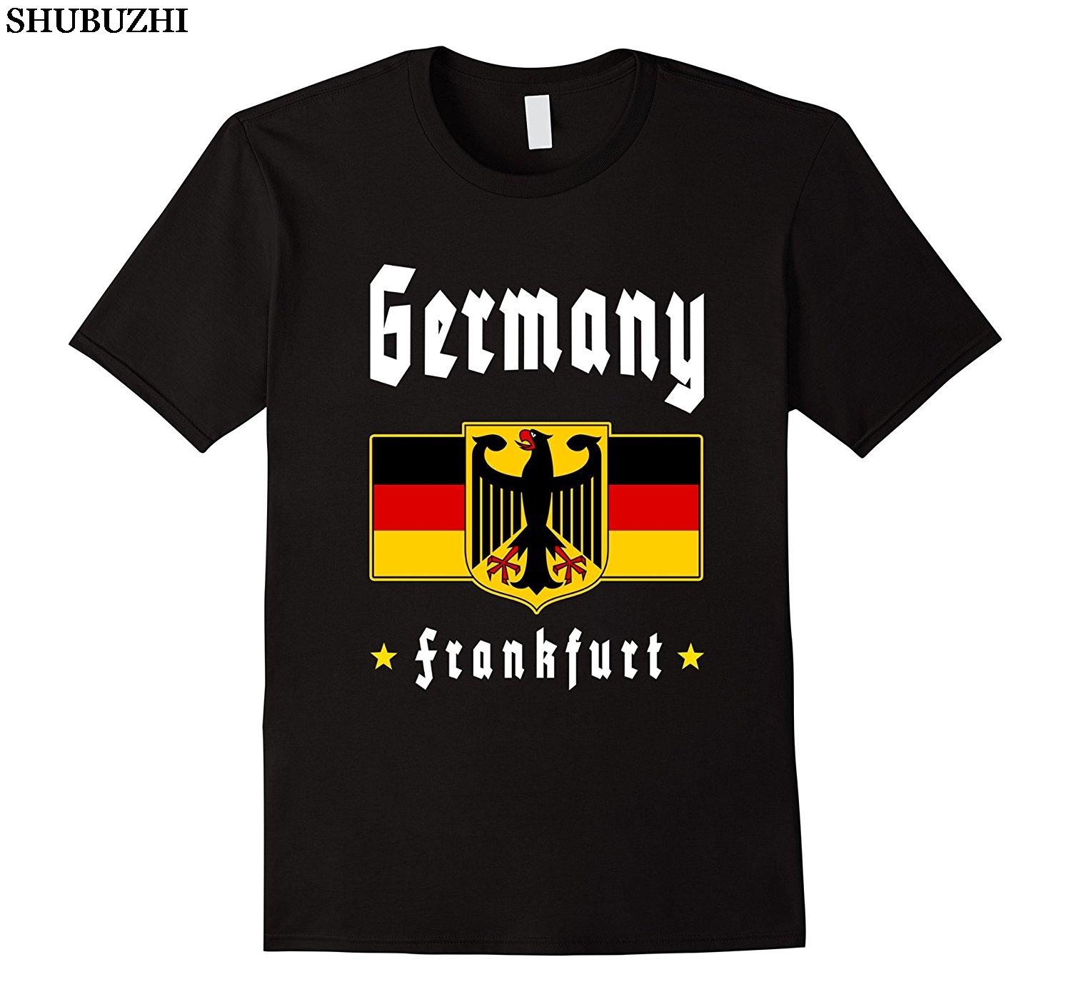 

T Shirts Fashion cotton Crew Neck Unisex ShortSleeve Frankfurt TShirt GerUnisexy Tee Shirt Printing fashion brand top tees S