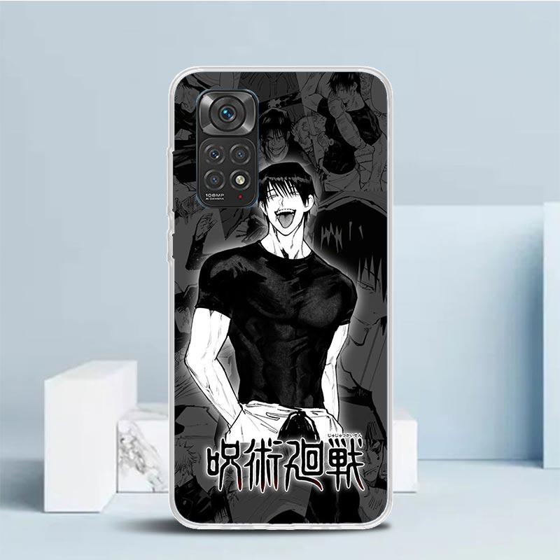 

JusuKaisen Fushiguro Toji Phone Case For Xiaomi Redmi Note 15 14 14S 13 12S 12 Pro Plus 11S 11 11T 11E 10S 10 + Soft TPU Back Co Redmi Note 13 Pro 5G