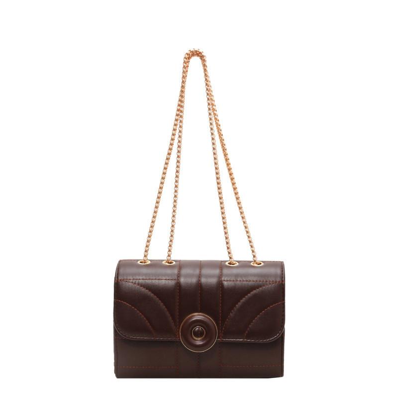 Fashion Pu Chain Shoulder Bag With Magnetic Closure For Daily Use