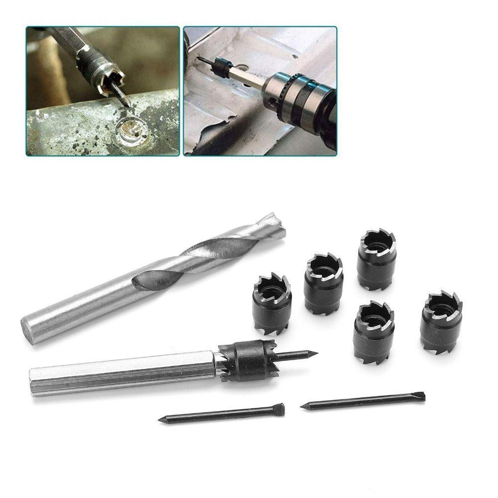 10Pcs High Speed Steel (HSS) Rotary Spot Weld Cutter