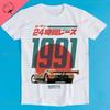 Japanisch 787B Jubiläum 30. Le Mans Retro Lustige Kunstzeichnung Gamer Anime Kult Meme Film Musik Geschenk Baumwoll-T-Shirt Lustiges T-Shirt