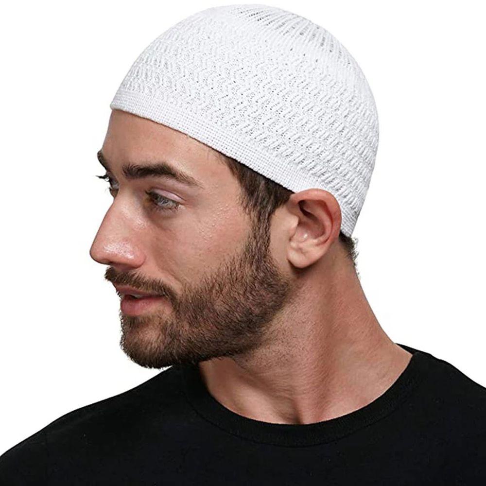 Winter Kippah Homme Hat Wave Autumn Muslim Prayer Hats Knitted Caps Beanie Islamic Ramadan Hat