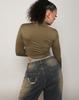 Kulsiseu Cs +7℃ Soft Heat Zip Top-039 (Khaki)