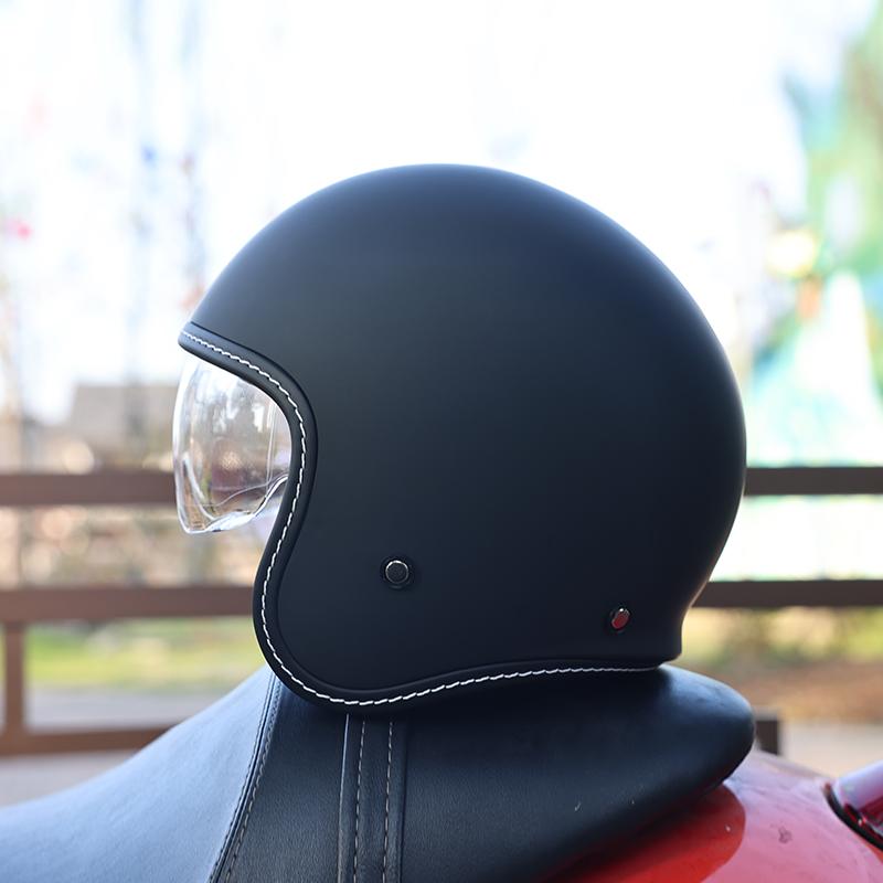 

ORZ-507 Ретро шлем для мотоцикла Harley, мужской и женский полушлем, ретро круизный шлем 3/4, шлем для скутера XL