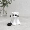 Gruselige Desktop-Dekorationen Halloween Geist Katze Statue, Niedliche Figur, Cartoon Einzigartige Heimdekor Akzente Dekoration für Büro Kleine PVC-Figuren