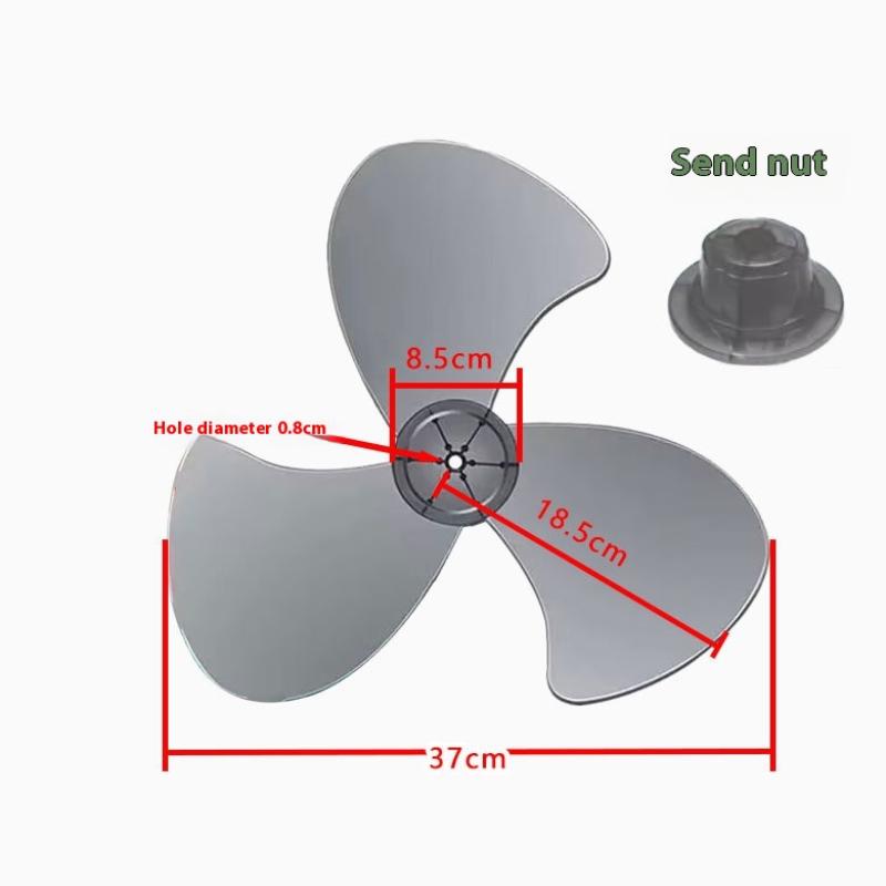 1 Set Electric Fan Diy Accessories Big Wind Plastic Fan Blade 3 Leaves For Midea And Other 16Inch 400Mm Fans Parts