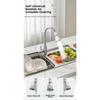 Multi Purpose Kitchen Faucet Filter with 360 Degree Rotation and Six Layer Filtration Includes 4 Replacement Cartridges