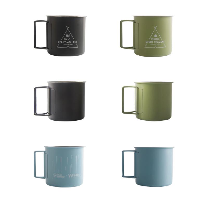 Portable Multi-color 304 Stainless Steel Folding Cup - Coffee, Beer, BBQ & Water