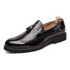 Fashion Slip on Casual men's loafers Comfortable and retro style Office Fashion Party Trendy streets or nightclubs leather shoes Hot