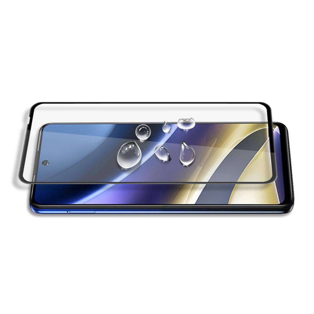 MOCOLO Full Screen Protector for Motorola Moto G51 5G Secondary Hardening Silk Printing Tempered Glass Film