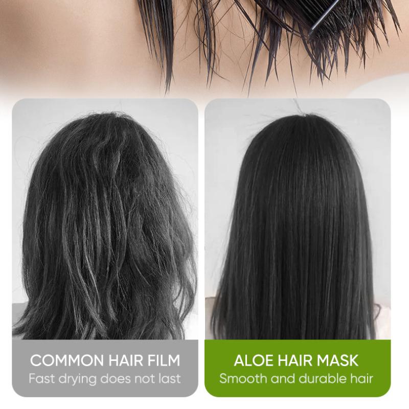 Aloe Vera Hair Mask 10g SADOER Softening Improves Frizz Portable