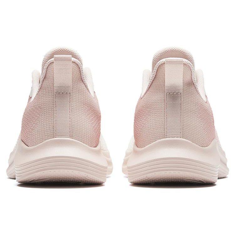 Anta Slip Resistant Abrasion Resistant Low top Running Shoes Women's White Pink 922335503-3
