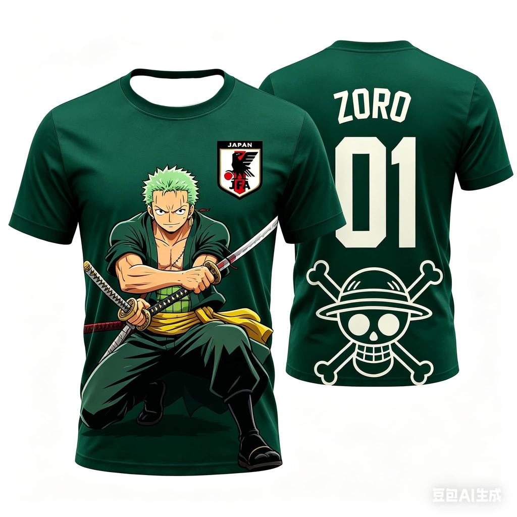 One Piece Tony Chopper Football Jersey Unisex Quick Dry Breathable Short Sleeve Tee Fashion Streetwear Sport Tops