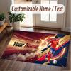Custom Rug Lamine Yamal Pattern Print Name Text Soft Non‑Slip Floor Carpet for Home Indoor Decoration
