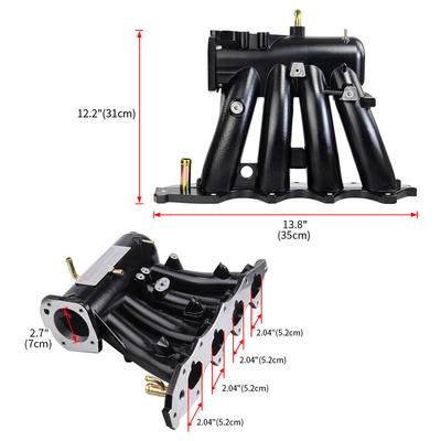 Seria B Aluminiowy Kolektor Dolotowy Wysokiej Jakości 70MM Samochodowy Kolektor Dolotowy Powietrza Dla 1994-2001 Acura Integra1.8LB16A2B16A3B17A1