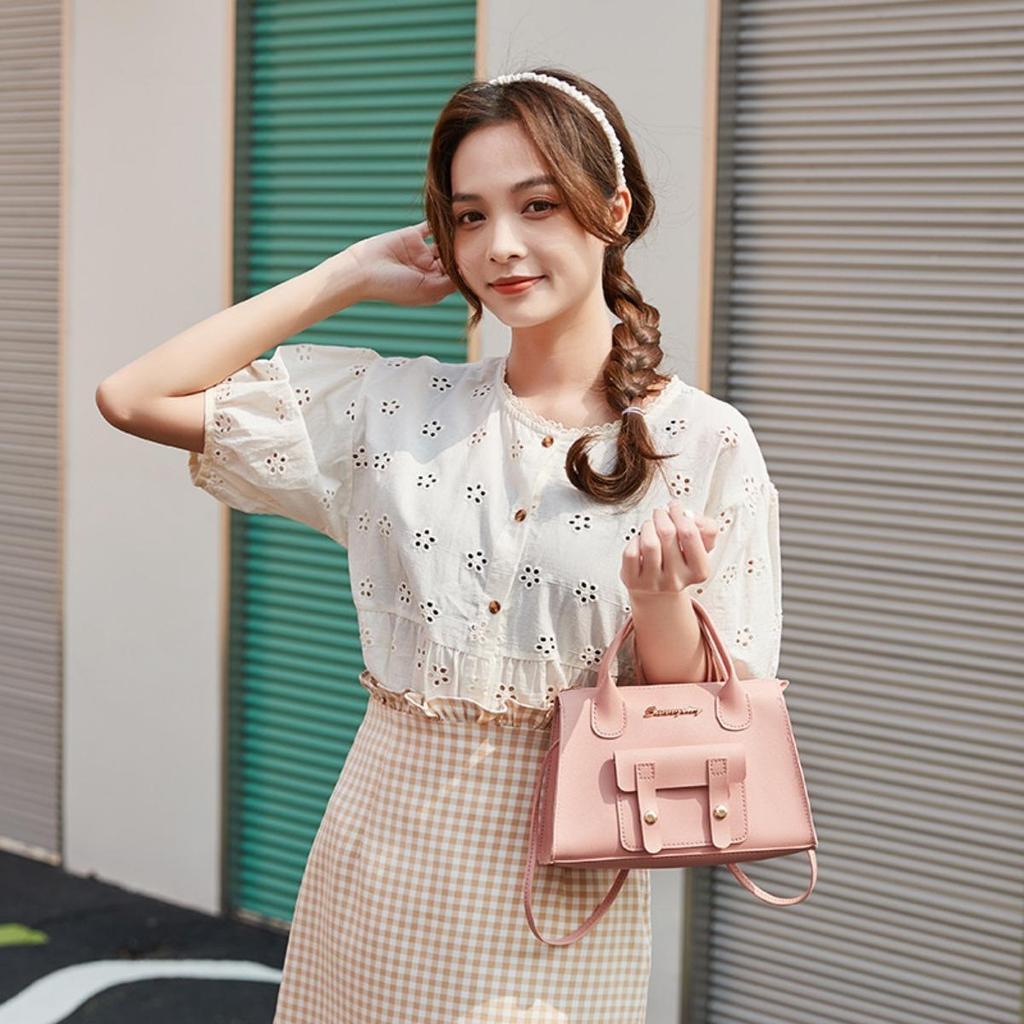 Ladies' Minimalist Luxury Crossbody Bag - Travel, Shopping, Commuting, Compact Handbag, Fashionable Shoulder Bag, Essential for Travel