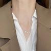 S925 Sterling Silver Wish Meteor Necklace for Women, New Niche Accessory, Full Diamond Eight-pointed Star Light Luxury Necklace