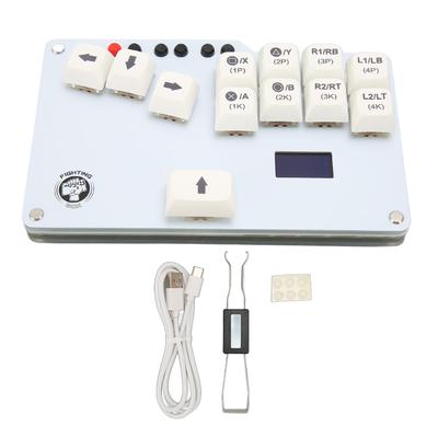 Für Fighting Box Tastatur für Hitbox WASD GP2040 CE Fightstick Arcade Fight Stick mit für Cherry