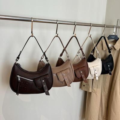 2025 H/W Trendige Damen-Vielseitigkeits-Mode-Schultertasche mit großem Fassungsvermögen