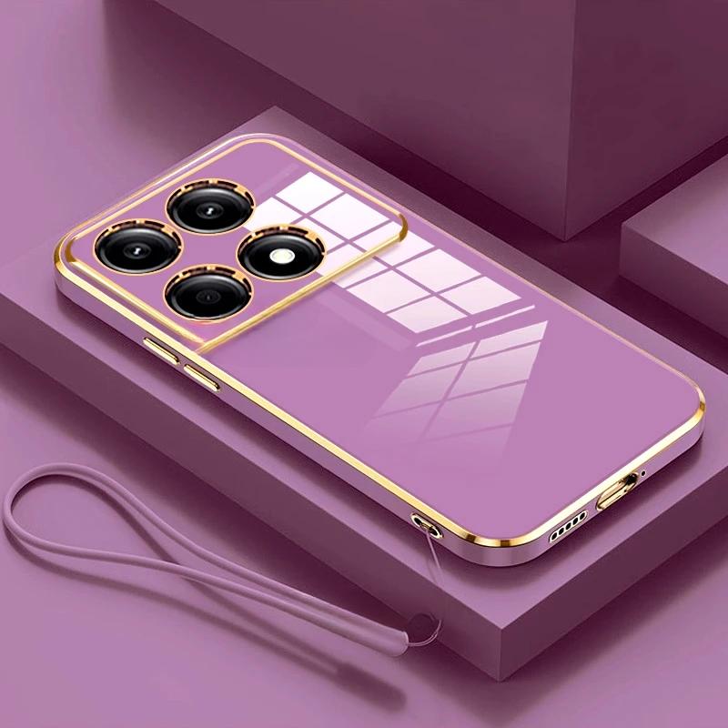 Fashion Plating Case For Xiaomi 15 14/13/T Pro Ultra POCO X7 X6 F6 M6 Pro 4G 5G Soft Slim Silicone Shockproof Phone Cover