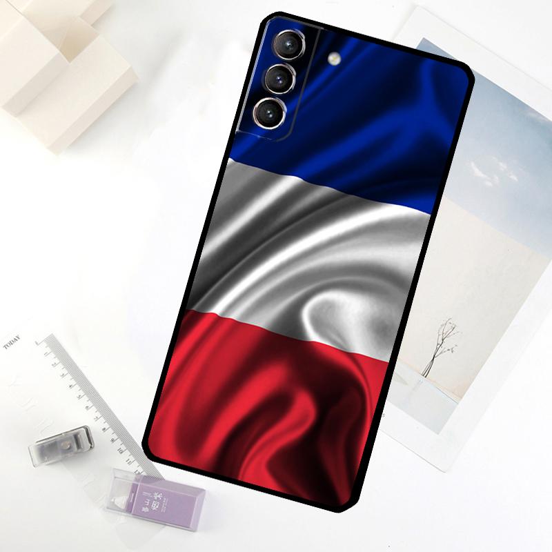 France National Flag Phone Case For Samsung Galaxy S25 S24 S23 S22 S21 S20 S26 Ultra S10 Plus S23 FE S25 FE Cover