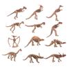 12 Stück Verschiedene Plastik Dinosaurier Fossil Skelett Dino Figuren Kinderspielzeug Geschenk