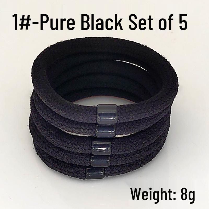 High-Elasticity Spiral Hair Tie - Stylish, Hair-Friendly, Twill Rubber Band for a Trendy Look