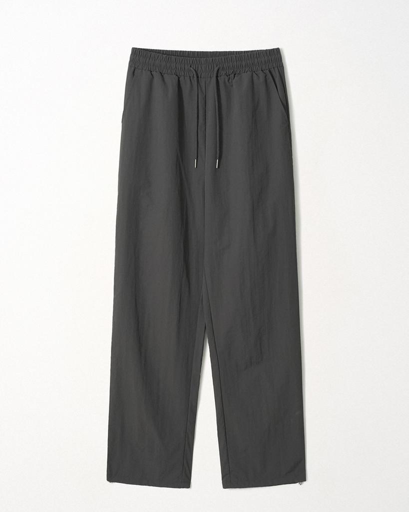 EZIO Relaxed Nylon Trousers_Charcoal