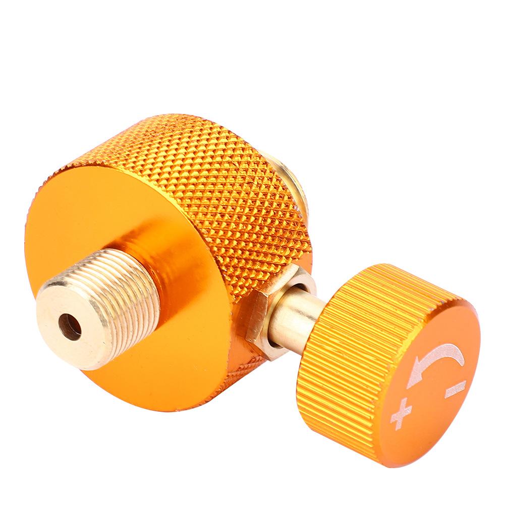 Gas Head Adapter, Metal Gas Adapter Portable Copper Gas Cylinder Converter for Middle High Pressure Gas Converter