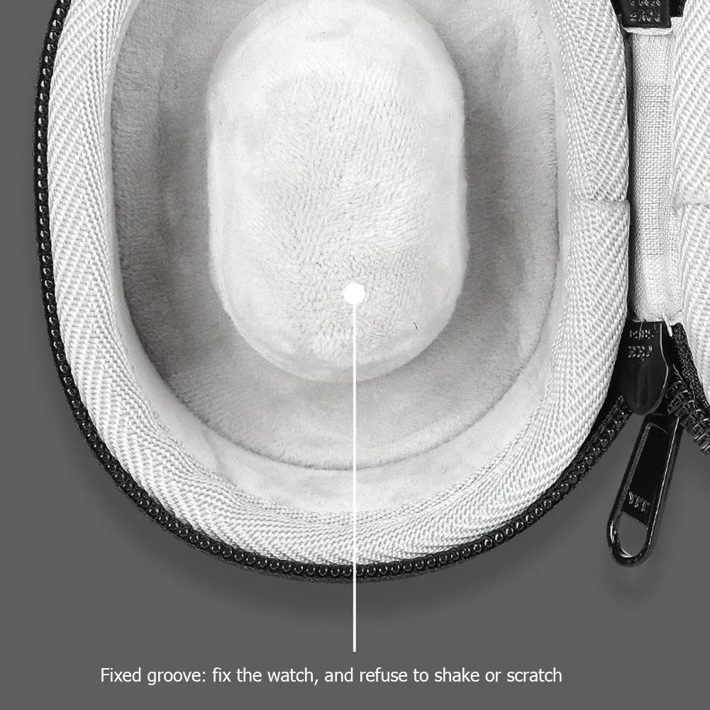 Hard Carrying Case EVA Watch Storage Box Waterproof Protective Storage Case for Apple Watch Series 7 6 5 for Haylou RS4 Plus/GST