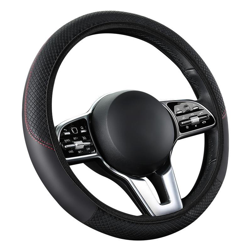 Universal Car Steering Wheel Cover No Inner Ring All-Season Interior Decoration Handle Cover for Vehicle Accessories