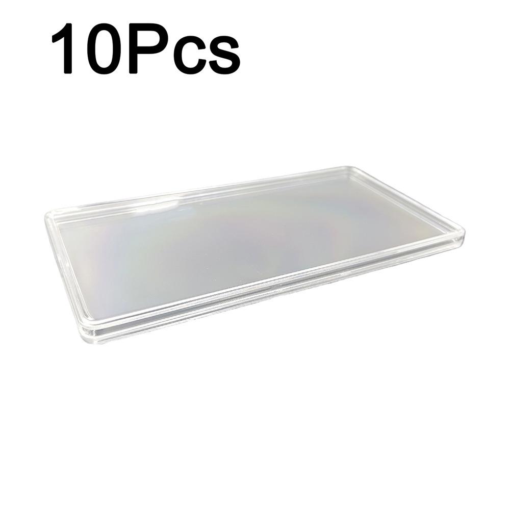 

10 шт. защитный памятный футляр для банкнот пластиковый футляр для банкнот для дома 10Pcs