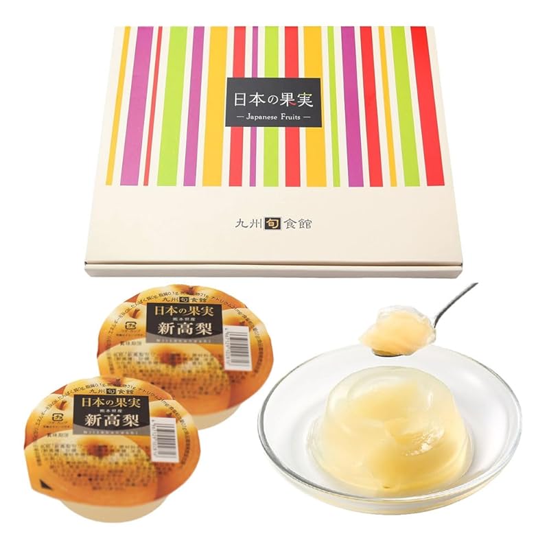 

[Kyushu Shunshokukan] japanese fruit Made in Kumamoto Prefecture Niitaka pear jelly 155g× 12 pieces Assortment gift set