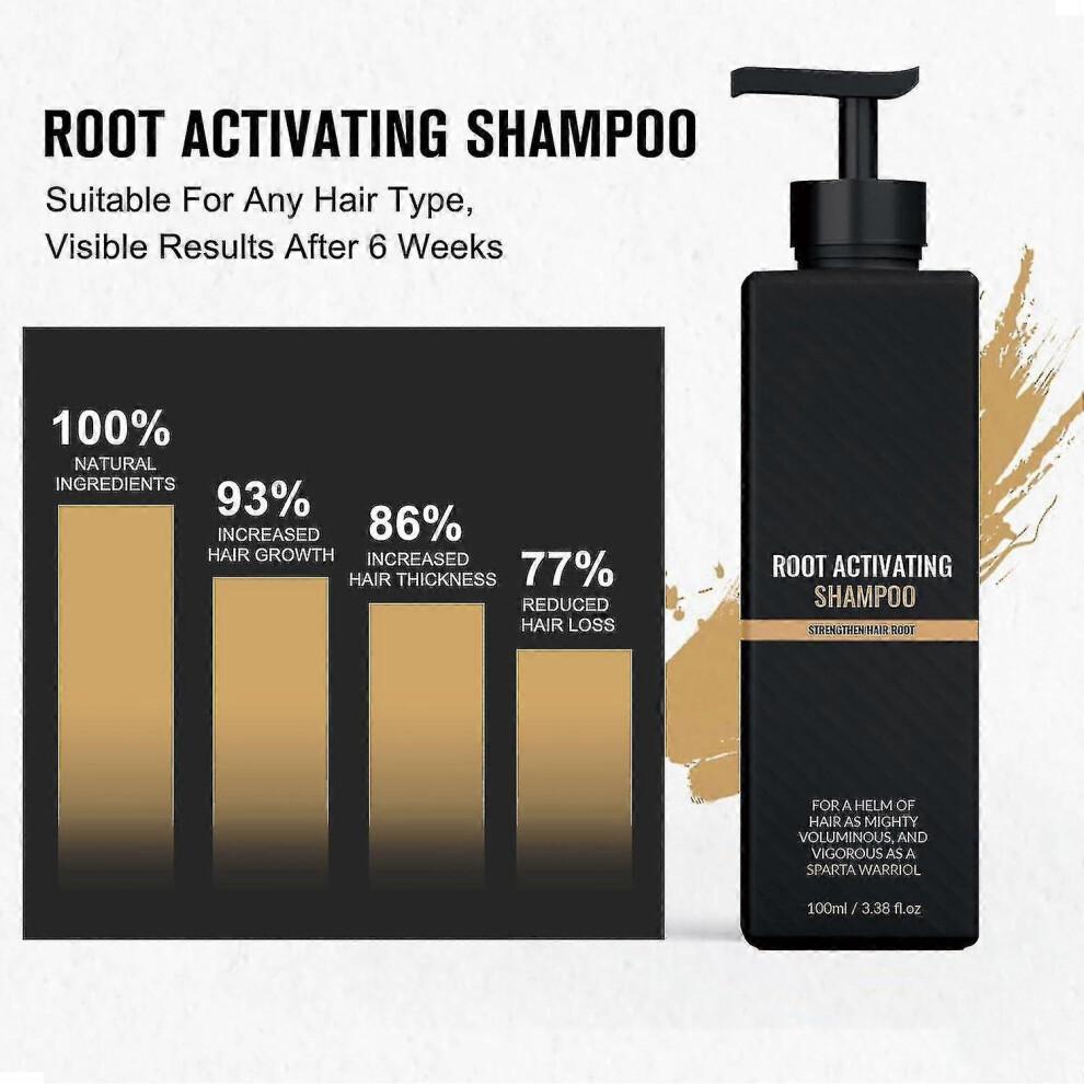 (2pcs)Ri - Root Activator Shampoo, Mane Root Activator Shampoo, Shampoo Root Activator Promotes Hair Growth For Men Hair Thickening Shampoo