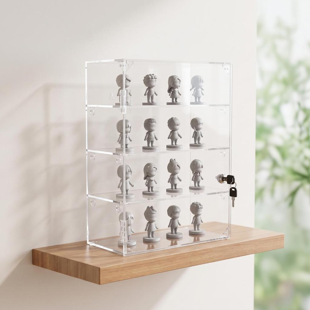 Acrylic Display Cabinet with Lock Detachable for Retailers