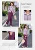 Spring Casual Jacket & Pants Set - Stylish Plus-Size Sportswear for Middle-Aged & Elderly Women