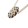Chanel ABG722B22896 Necklace Champagne Gold Metal/leather Women