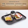Non-Slip Rectangular Burger Tray for Restaurants
