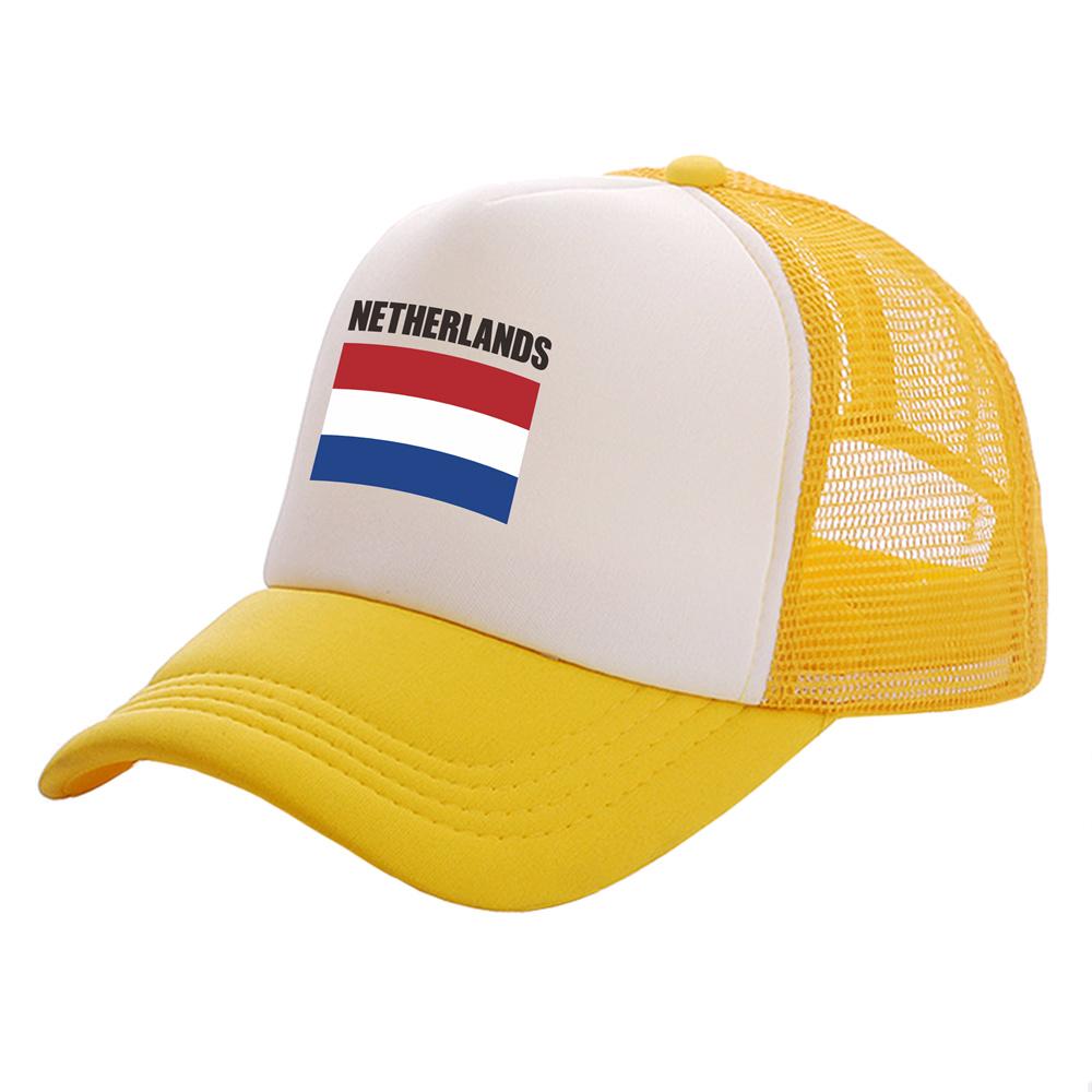 Netherlands Trucker Cap Unisex Nl Nld Holland Netherlands Hat Baseball Cap Cool Summer Unisex Mesh Net Caps