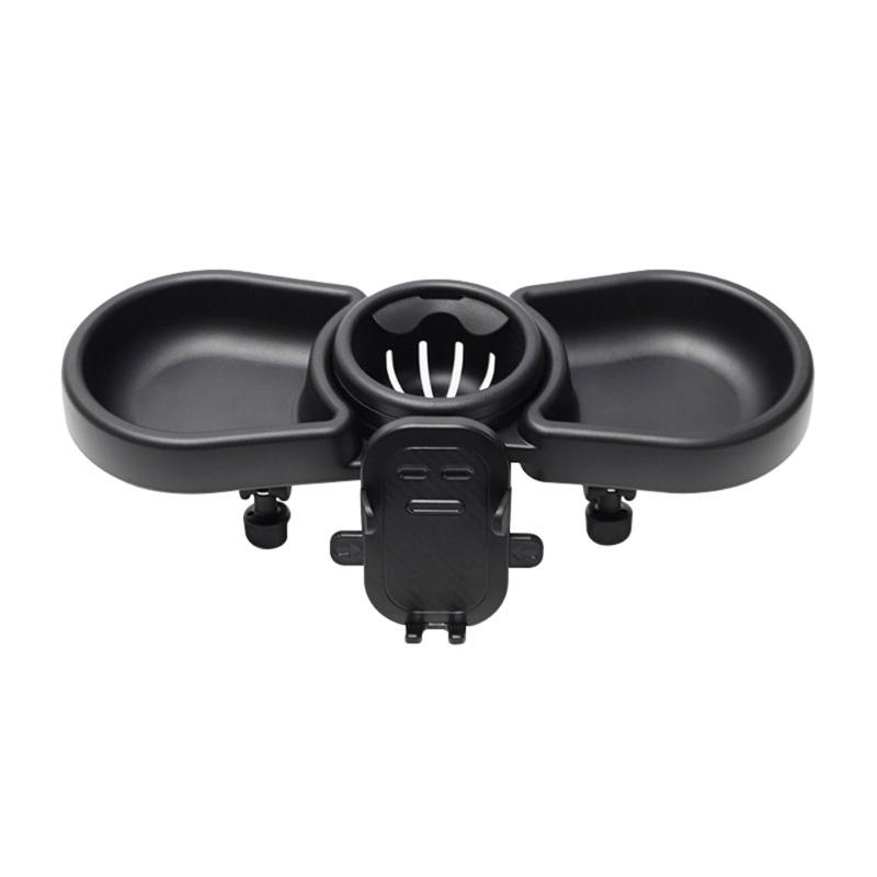 

Easy Attachm Baby Strollers Food Tray, Infants Cart Dinning Plate with Separate Compartments for Toddlers Meals 1