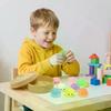 7 Stück Mini-Knödel mit Dampfgarer Brötchen Knetbare Spielzeuge Set Weich Stressabbau Kristall Knete Fidget Sensorisches Spielzeug Party Mitgebsel Geschenk